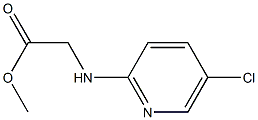 methyl 2-[(5-chloropyridin-2-yl)amino]acetate Struktur