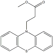 methyl 3-(10H-phenothiazin-10-yl)propanoate Struktur