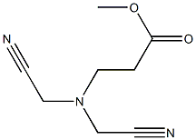 methyl 3-[bis(cyanomethyl)amino]propanoate Struktur