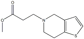 methyl 3-{4H,5H,6H,7H-thieno[3,2-c]pyridin-5-yl}propanoate Struktur