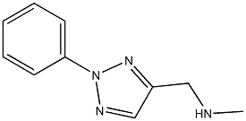 methyl[(2-phenyl-2H-1,2,3-triazol-4-yl)methyl]amine Struktur