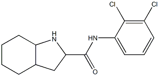 N-(2,3-dichlorophenyl)-octahydro-1H-indole-2-carboxamide Struktur