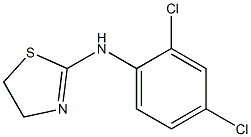 N-(2,4-dichlorophenyl)-4,5-dihydro-1,3-thiazol-2-amine Struktur