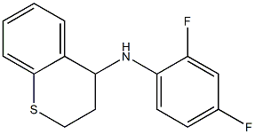 N-(2,4-difluorophenyl)-3,4-dihydro-2H-1-benzothiopyran-4-amine Struktur