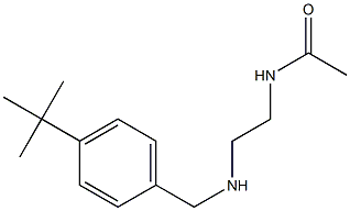 N-(2-{[(4-tert-butylphenyl)methyl]amino}ethyl)acetamide Struktur