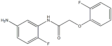 N-(5-amino-2-fluorophenyl)-2-(2-fluorophenoxy)acetamide Struktur