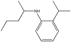 N-(pentan-2-yl)-2-(propan-2-yl)aniline Struktur