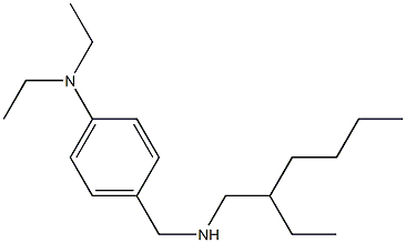 N,N-diethyl-4-{[(2-ethylhexyl)amino]methyl}aniline Struktur