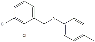 N-[(2,3-dichlorophenyl)methyl]-4-methylaniline Struktur