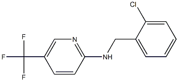 N-[(2-chlorophenyl)methyl]-5-(trifluoromethyl)pyridin-2-amine Struktur