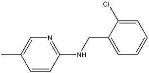 N-[(2-chlorophenyl)methyl]-5-methylpyridin-2-amine Struktur