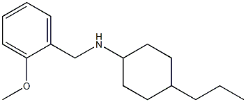 N-[(2-methoxyphenyl)methyl]-4-propylcyclohexan-1-amine Struktur