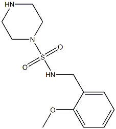 N-[(2-methoxyphenyl)methyl]piperazine-1-sulfonamide Struktur