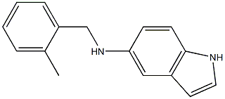 N-[(2-methylphenyl)methyl]-1H-indol-5-amine Struktur