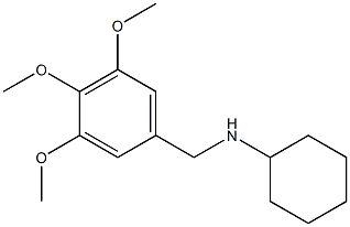 N-[(3,4,5-trimethoxyphenyl)methyl]cyclohexanamine Struktur