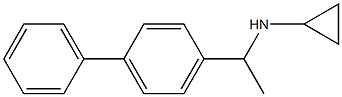 N-[1-(1,1'-biphenyl-4-yl)ethyl]-N-cyclopropylamine Struktur