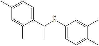 N-[1-(2,4-dimethylphenyl)ethyl]-3,4-dimethylaniline Struktur