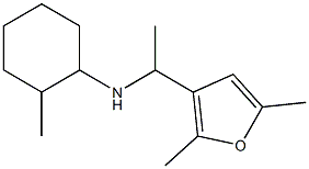 N-[1-(2,5-dimethylfuran-3-yl)ethyl]-2-methylcyclohexan-1-amine Struktur