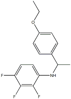 N-[1-(4-ethoxyphenyl)ethyl]-2,3,4-trifluoroaniline Struktur