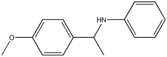 N-[1-(4-methoxyphenyl)ethyl]aniline Struktur