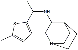 N-[1-(5-methylthiophen-2-yl)ethyl]-1-azabicyclo[2.2.2]octan-3-amine Struktur