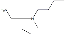 N-[1-(aminomethyl)-1-methylpropyl]-N-butyl-N-methylamine Struktur