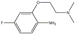 N-[2-(2-amino-5-fluorophenoxy)ethyl]-N,N-dimethylamine Struktur