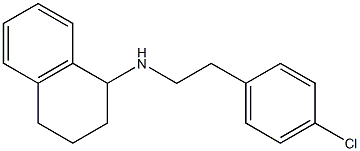 N-[2-(4-chlorophenyl)ethyl]-1,2,3,4-tetrahydronaphthalen-1-amine Struktur