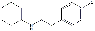 N-[2-(4-chlorophenyl)ethyl]cyclohexanamine Struktur