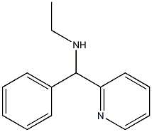 N-[phenyl(pyridin-2-yl)methyl]ethanamine Struktur