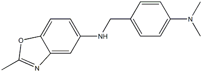 N-{[4-(dimethylamino)phenyl]methyl}-2-methyl-1,3-benzoxazol-5-amine Struktur