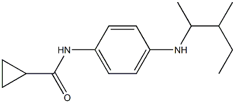 N-{4-[(3-methylpentan-2-yl)amino]phenyl}cyclopropanecarboxamide Struktur