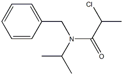 N-benzyl-2-chloro-N-isopropylpropanamide Struktur