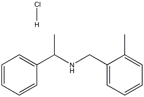 N-(2-methylbenzyl)-1-phenyl-1-ethanamine hydrochloride Struktur