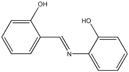 2-{[(2-hydroxyphenyl)imino]methyl}benzenol Struktur