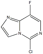 5-chloro-8-fluoroimidazo[1,2-c]pyrimidine Struktur