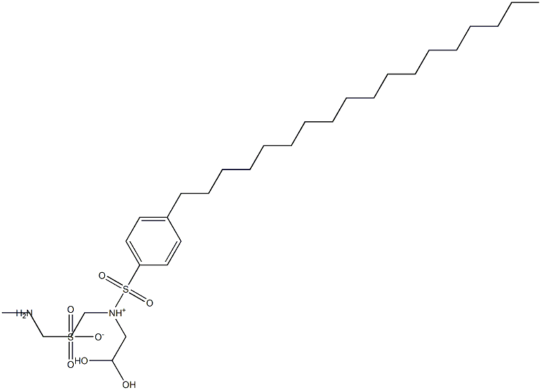 dihydroxyethyl p-octadecyl phenylsulfonyl amino propyl ammoium propylsulfonate