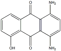 1-Hydroxy-5,8-diaminoanthraquinone Struktur