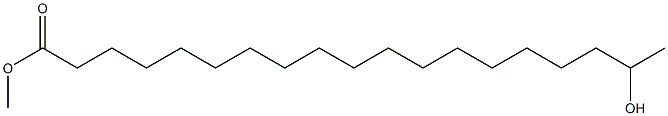 18-Hydroxynonadecanoic acid methyl ester Struktur