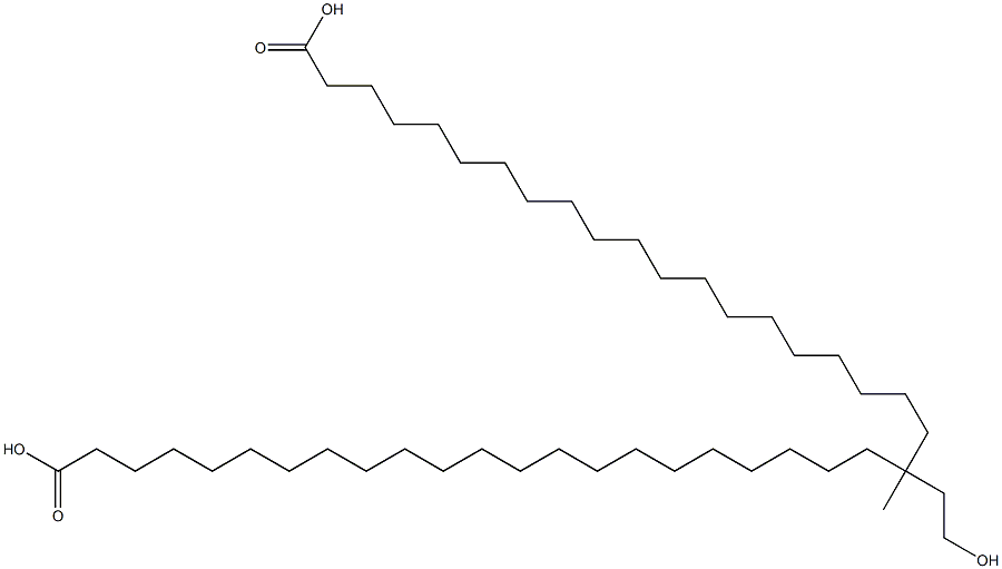 Diicosanoic acid 1-(2-hydroxyethyl)-1-methyl-1,3-propanediyl ester Struktur