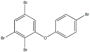 2,3,5-Tribromophenyl 4-bromophenyl ether Struktur