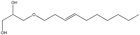 3-(3-Decenyloxy)-1,2-propanediol Struktur