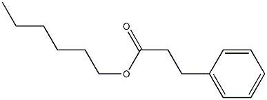 3-Phenylpropionic acid hexyl ester Struktur