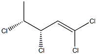 (3S,4R)-1,1,3,4-Tetrachloro-1-pentene Struktur