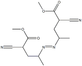 4,4'-Azobis(2-cyanovaleric acid)dimethyl ester Struktur