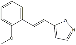 5-[2-(2-Methoxyphenyl)ethenyl]isoxazole Struktur