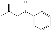 1-Phenylsulfinyl-2-butanone Struktur