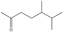 5,6-Dimethyl-2-heptanone Struktur