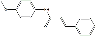 N-(p-Anisyl)cinnamamide Struktur