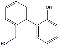 2'-(Hydroxymethyl)biphenyl-2-ol Struktur